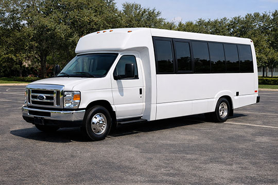 18-passenger minibus available for charter in Topeka, KS